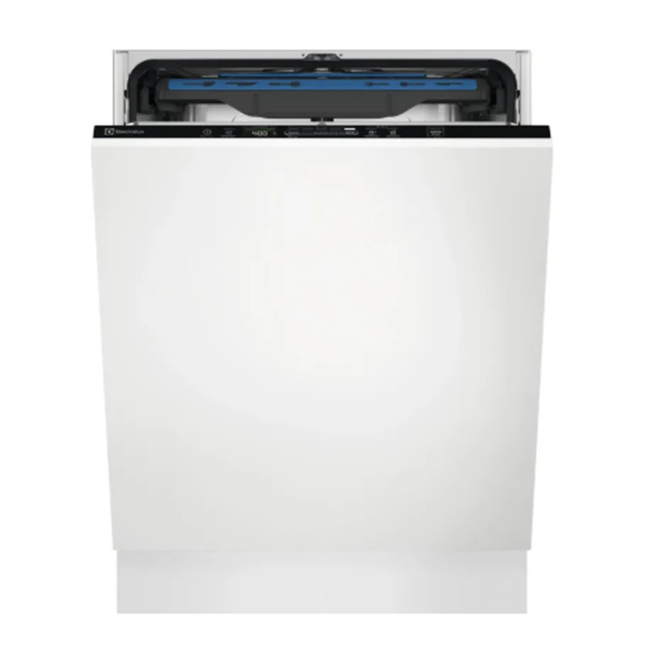 60 cm integreeritav nõudepesumasin 14 nõudekomplektile ELECTROLUX EEM48300L, täisintegreeritav, 8 programmi, 46 dB, klass D, 10.5 l/tsükkel, 3 korvi, roostevaba terasest sisekorpus, valge