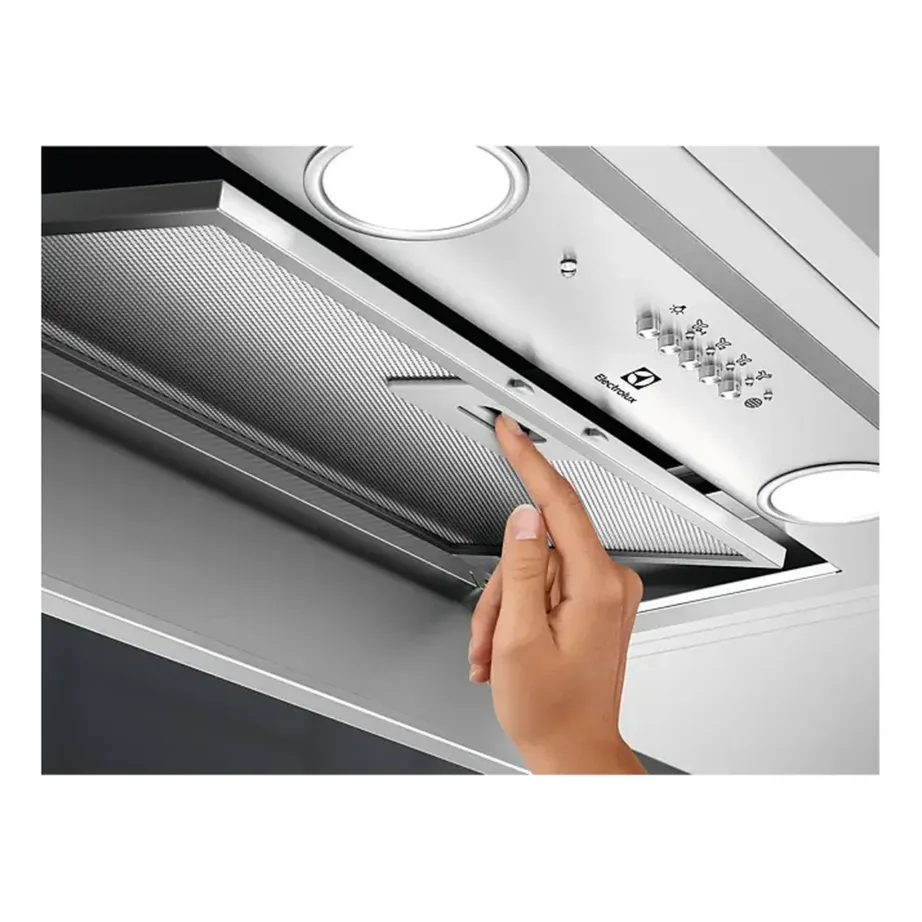 Integreeritav õhupuhasti Hob2Hood ja LED-valgustusega ELECTROLUX EFG516X, 50 cm, kuni 600 m³/h, roostevaba teras, kanalisatsioon 150 mm – 7