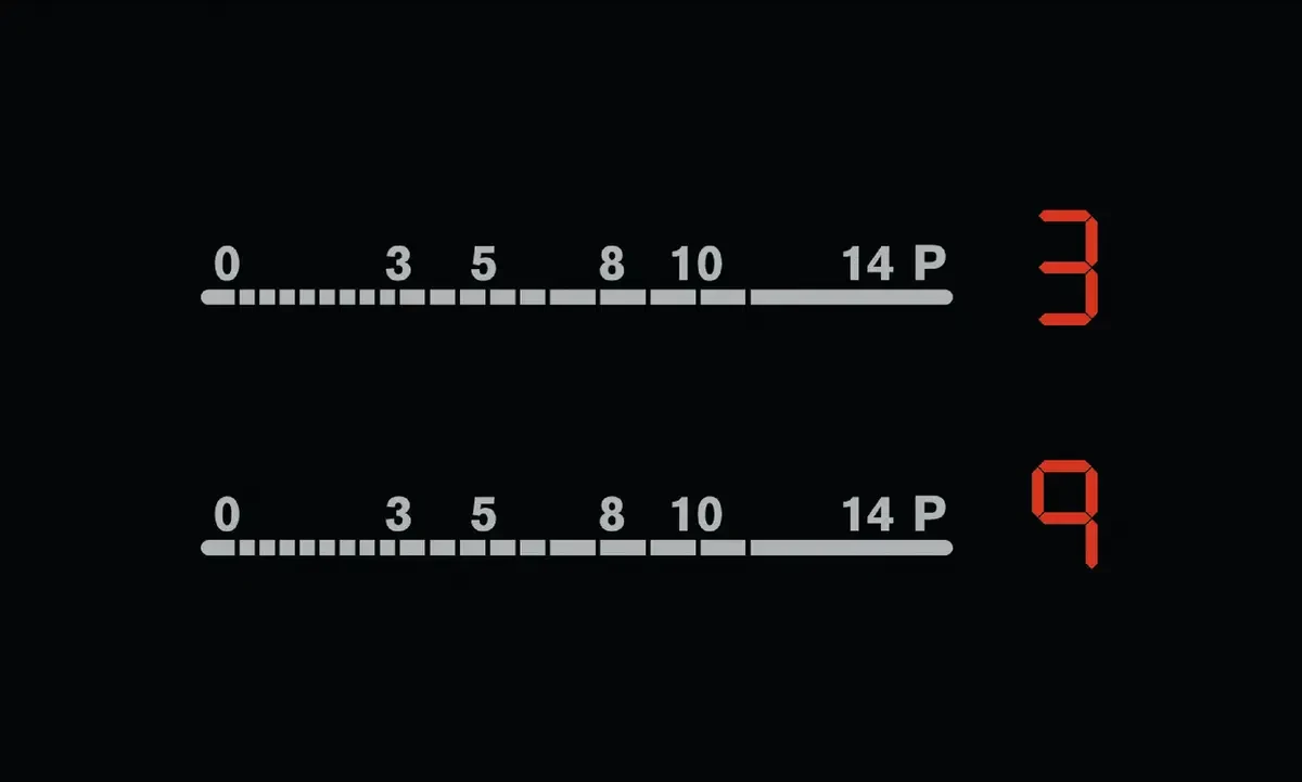 Puutetundlik DirectAccess juhtpaneel võimaldab kuumustaset valida puudutuse või libistamisega