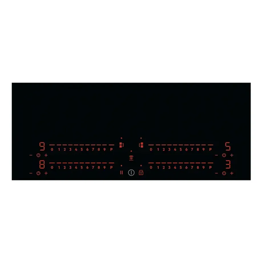 Integreeritav induktsioonpliidiplaat 60 cm Hob2Hood ja DoubleBridge funktsiooniga ELECTROLUX EIP6446, 4 keeduala, puutejuhtimine Slider, raamita must klaaskeraamika, 7350 W, 59×52 cm - 14