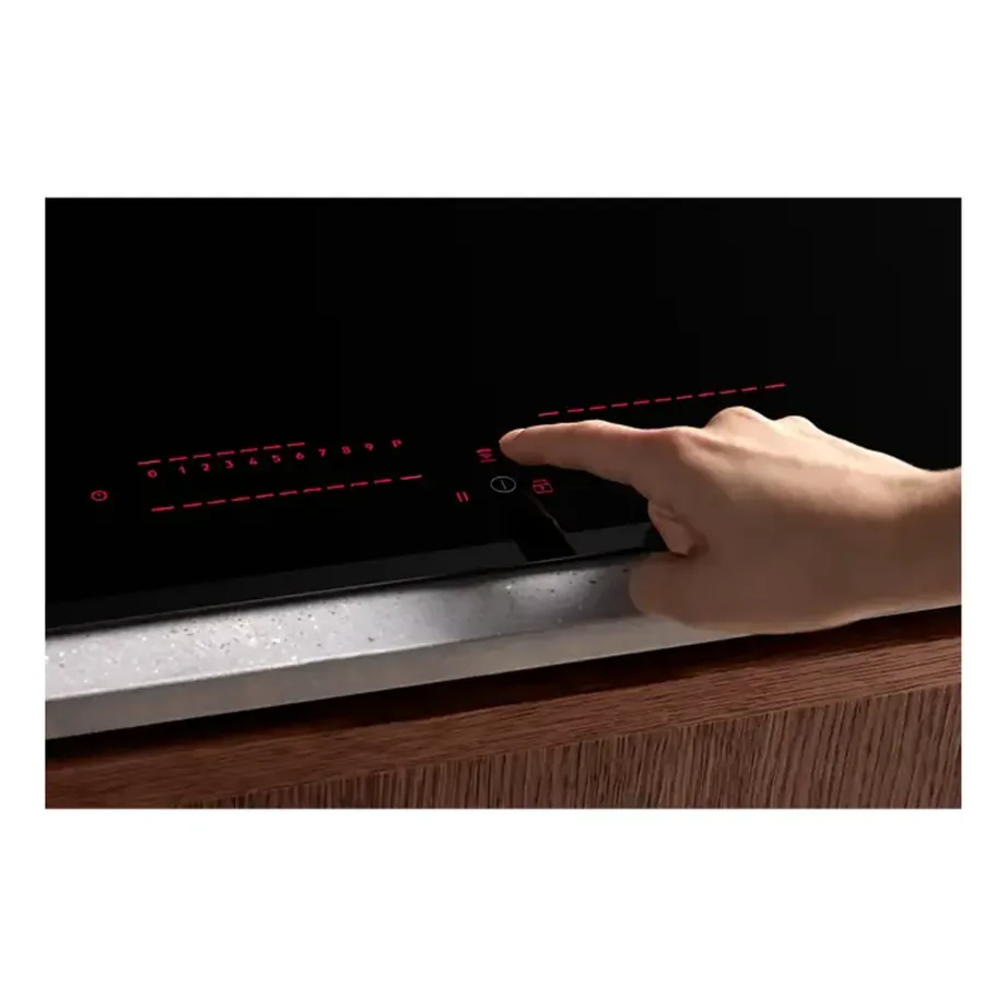 Integreeritav induktsioonpliidiplaat 60 cm Hob2Hood ja DoubleBridge funktsiooniga ELECTROLUX EIP6446, 4 keeduala, puutejuhtimine Slider, raamita must klaaskeraamika, 7350 W, 59×52 cm - 10
