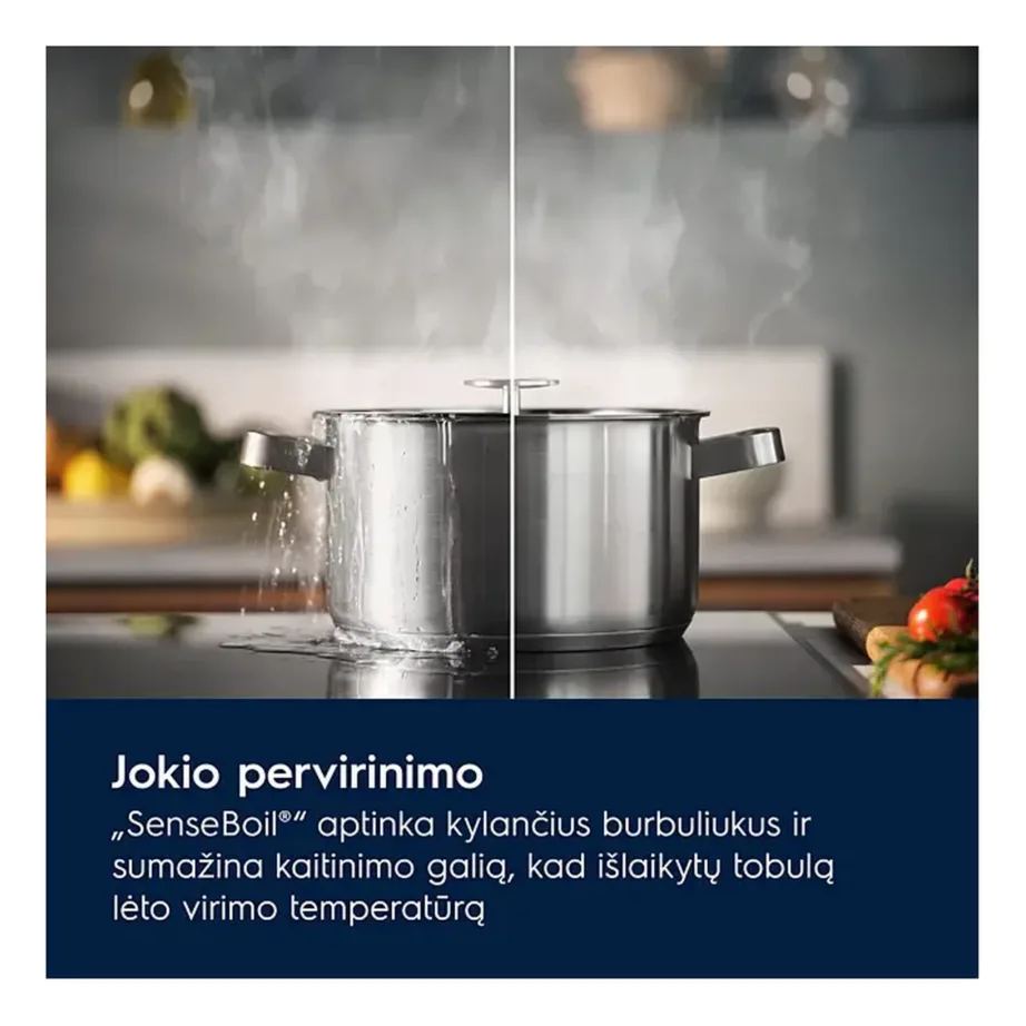 Induktsioonpliidiplaat SenseBoil ja Hob2Hood ELECTROLUX EIS62443, 60 cm, 4 tsooni, 7200 W, must klaaskeraamika, puutetundlik liugurjuhtimine – 6
