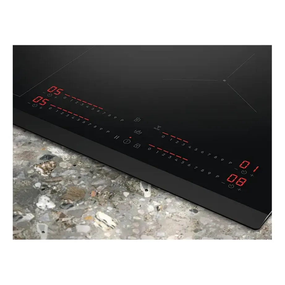 Induktsioonpliidiplaat SenseBoil ja Hob2Hood Electrolux EIS62453, 60 cm, 4 tsooni, 1x Bridge-tsoon, 7200 W, vitrokeramika, puutetundlik liugurjuhtimine, must – 10