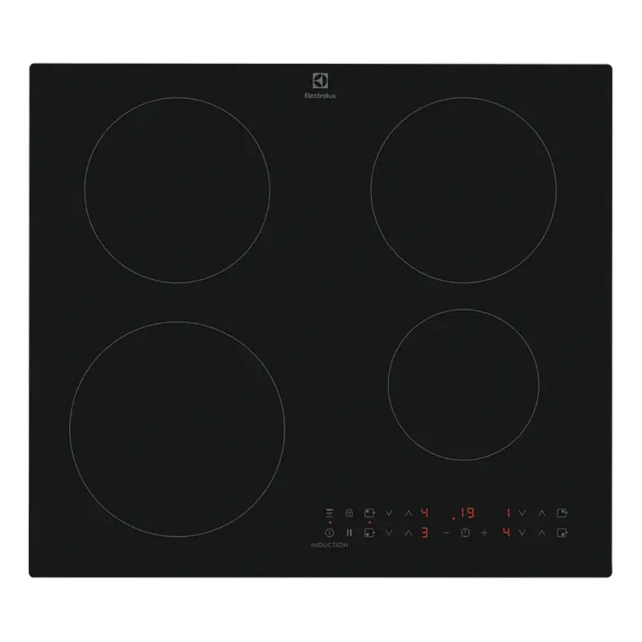 60 cm integreeritav induktsioonpliidiplaat PowerBoostiga ELECTROLUX EIT60433CT, 4 keeduala, 7200 W, puutetundlik juhtimine, Hob2Hood, taimer, laste lukk, must matt SaphirMatt klaas – 4