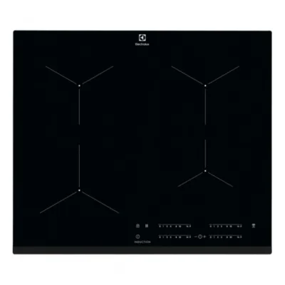 60 cm integreeritav induktsioonpliidiplaat ELECTROLUX EIT61443B, 4 keeduala, PowerBoost, Hob2Hood, puutetundlik
