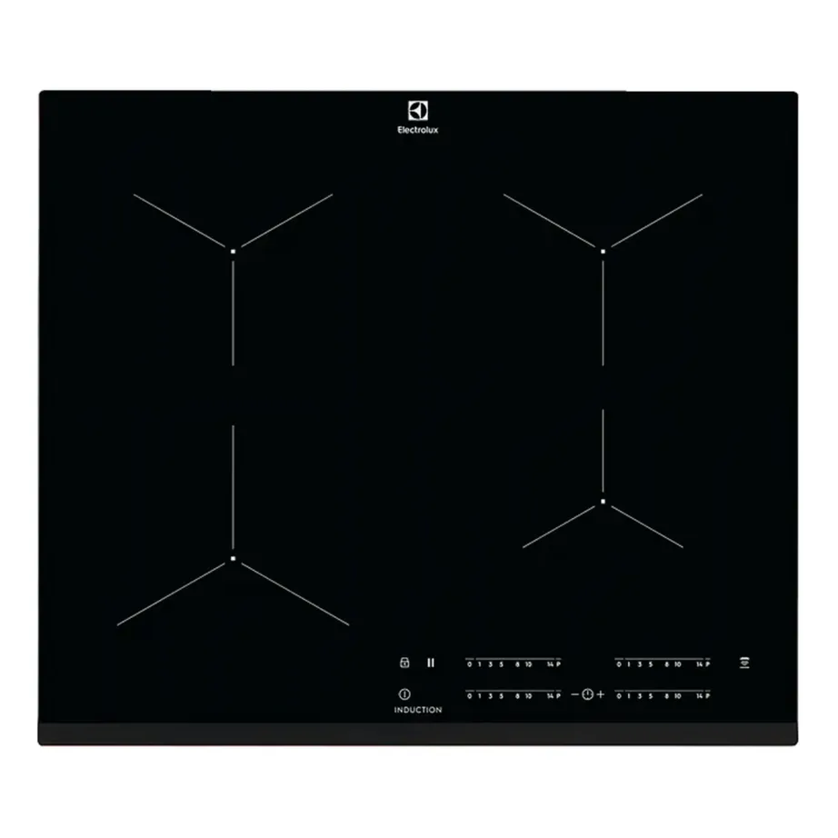 60 cm integreeritav induktsioonpliidiplaat ELECTROLUX EIT61443B, 4 keeduala, PowerBoost, Hob2Hood, puutetundlik liugurjuhtimine, 7200 W, must klaaskeraamika – 3