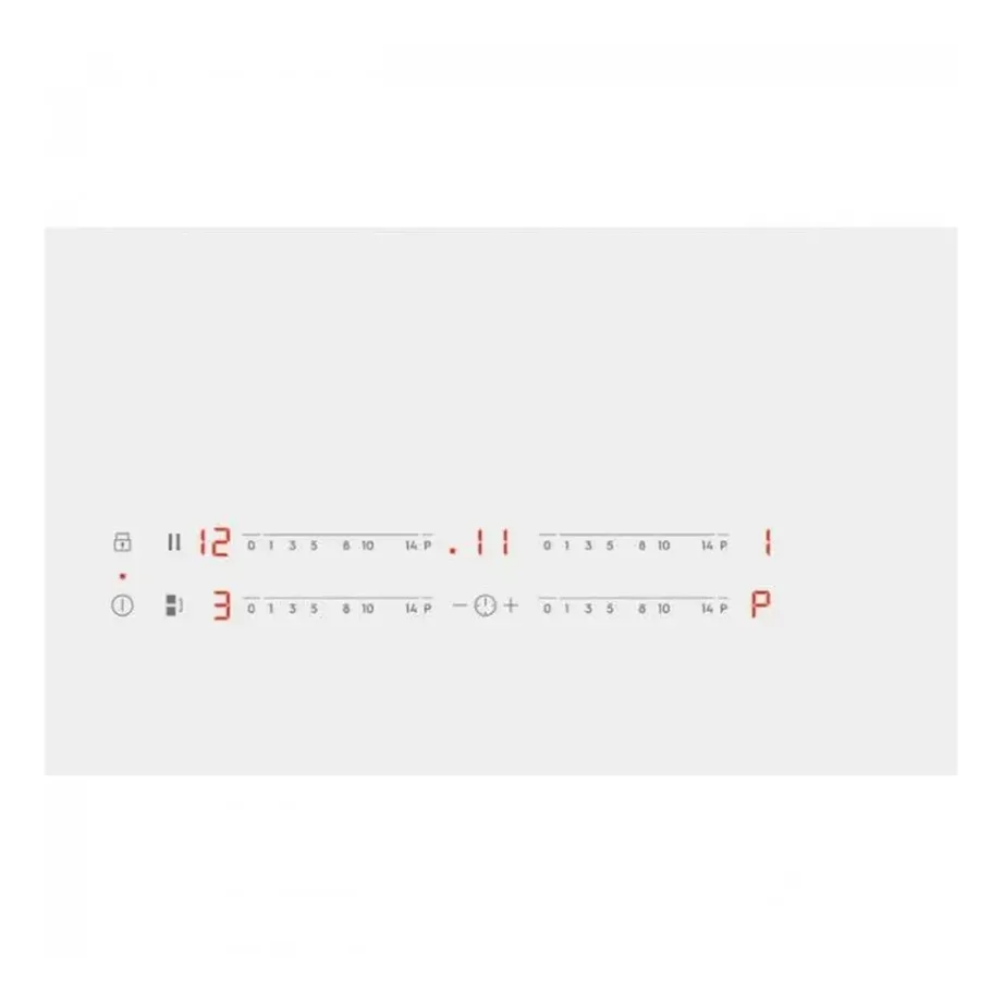 Induktsioonpliidiplaat Bridge-tsooniga ELECTROLUX EIV63440BW, 60 cm, 4 keeduala, valge, puutejuhtimine, PowerBoost – 10