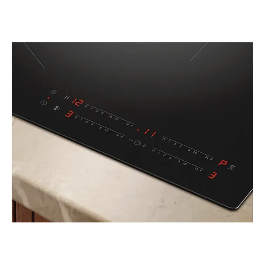 Induktsioonpliidiplaat Bridge-tsooni ja Hob2Hoodiga ELECTROLUX EIV83443CT, 80 cm integreeritav, 4 keeduala, SaphirMatt matt must klaas, puuteslider, raamita, 7200 W – 11