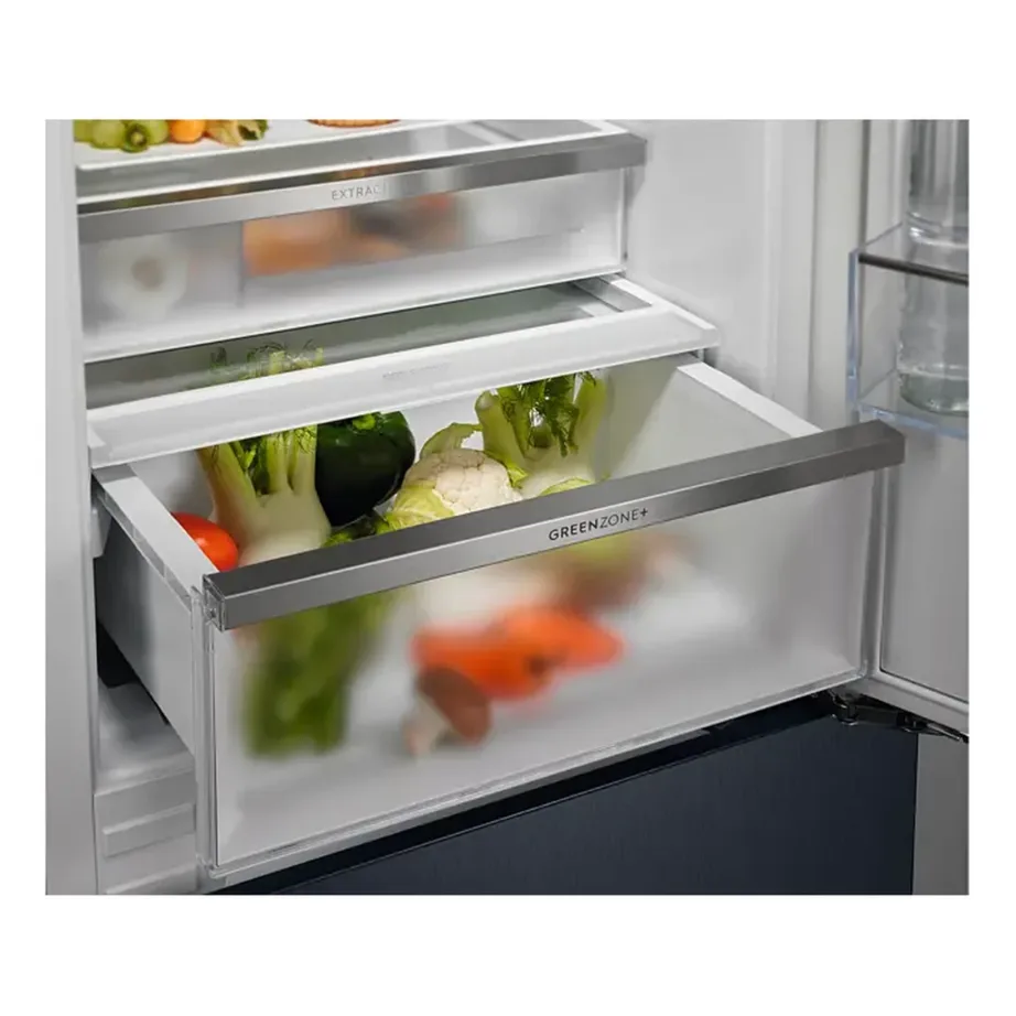 Integreeritav No Frost külmik-sügavkülmik alumise sügavkülmaga ELECTROLUX ENC8MC19S, 190 cm, 55 cm, 207/62 l, energiatõhususklass C, inverterkompressor, 35 dB, liughinged, Cooling 360° – 10