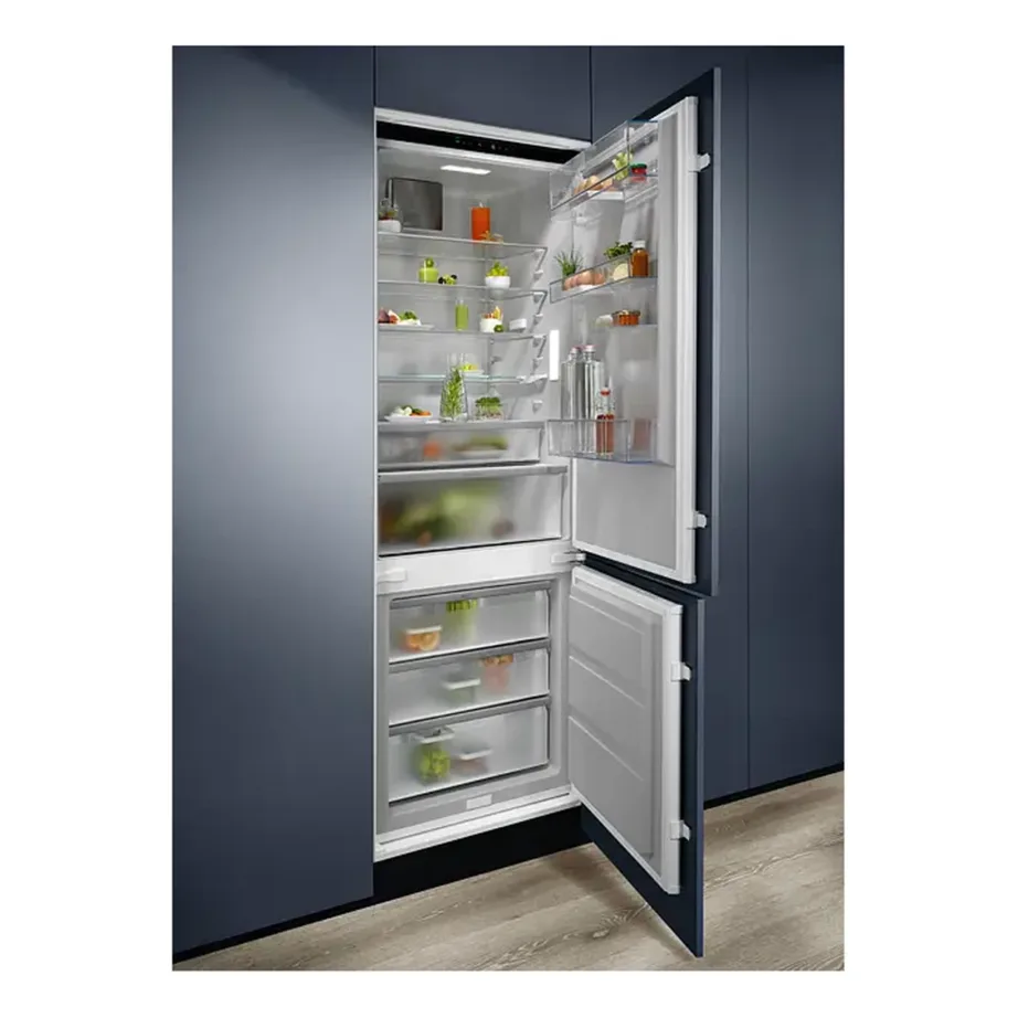 Integreeritav No Frost külmik sügavkülmaga GreenZone+ Electrolux ENP7TD75S, 287+89 l, 190×70 cm, Wi-Fi, inverterkompressor, LED, energiaklass D, valge, liughinged – 3