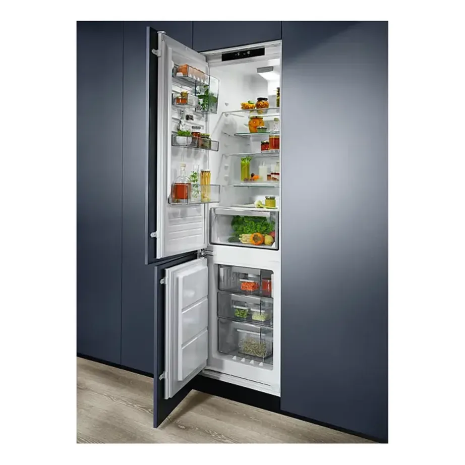 Integreeritav No Frost külmik alumise sügavkülmaga ELECTROLUX ENS6TE19S, 213/60 L, 188,4 cm, E klass, inverterkompressor, liughinged - 2
