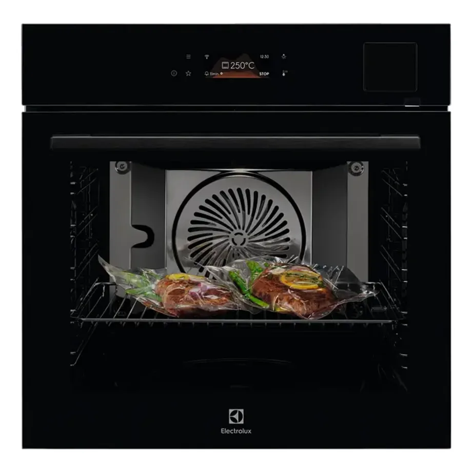 Täisauruga integreeritav ahi Sous Vide ja Wi-Fi-ga ELECTROLUX EOABS39WZ, 70 L, A++, 60 cm, must klaas, TFT puutejuhtimine, lihatermomeeter, aurupuhastus – 2