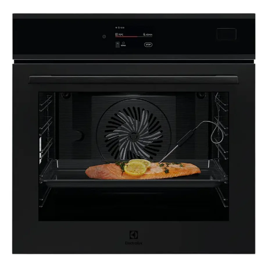 Integreeritav auruahi Wi-Fi ja lihatermomeetriga ELECTROLUX EOB9S3XT, 70 l, SteamPro täisaur (100%), CookSmart Touch, A++ energiaklass, mattmust klaaspaneel - 3