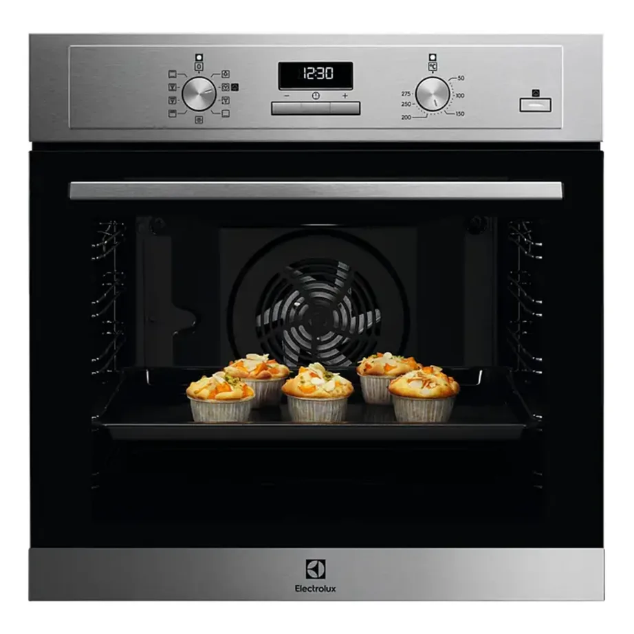 Integreeritav aurufunktsiooniga elektriahi SteamBake, AquaClean puhastusega ELECTROLUX EOD3H70X, 72 l, konvektsioon, A energiaklass, 60 cm, roostevaba teras, LED-taimer, teleskoopsiinid, pehme sulgumine – 3