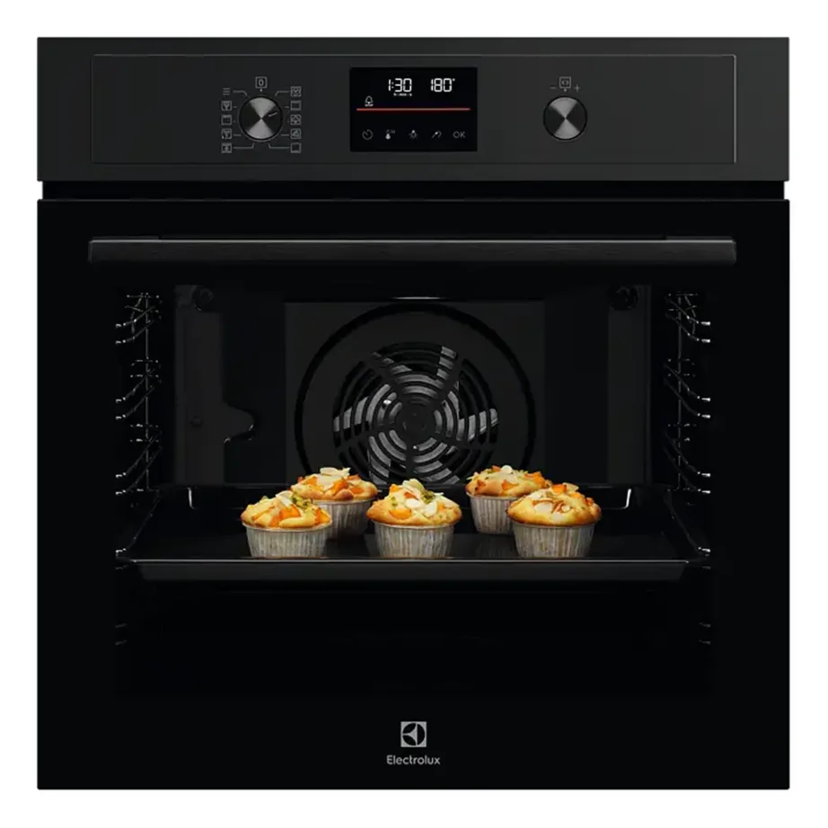 Integreeritav pürolüütiline auruahi SteamBake ELECTROLUX EOD4P57H, elektriline, 72 l, 60 cm, A+ energiatõhusus, lihatermomeeter, 45 automaatprogrammi, tume roostevaba/must – 3