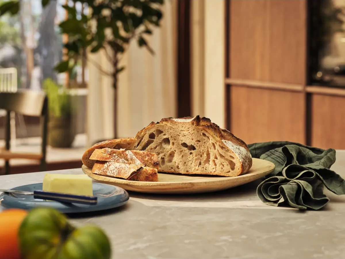 Electrolux SteamBake ahjus küpsetatud kuldse koorikuga saiad