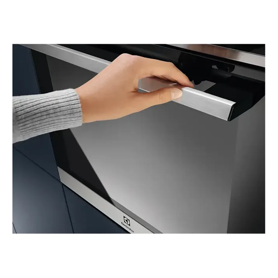 Integreeritav auru- ja pöördõhufunktsiooniga elektriahi Electrolux EOD5C71X, 72 L, 60 cm, SteamBake, lihatermomeeter, 1-tasemel teleskoopsiinid, A energiaklass, roostevaba/must, LED-taimer, katalüütiline puhastus - 4