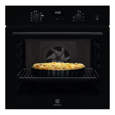 Integreeritav SteamBake elektriahi Electrolux EOD5F71Z, 72 l, konvektsioon, must klaas, liha termomeeter,