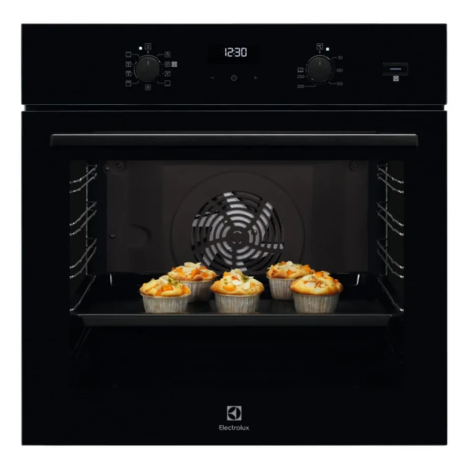 Integreeritav aurulisandiga elektriahi Electrolux EOD5H70Z, 72 l, SteamBake, AquaClean, A-klassi, 60 cm, must klaasesipaneel, konvektsioon, LED taimer
