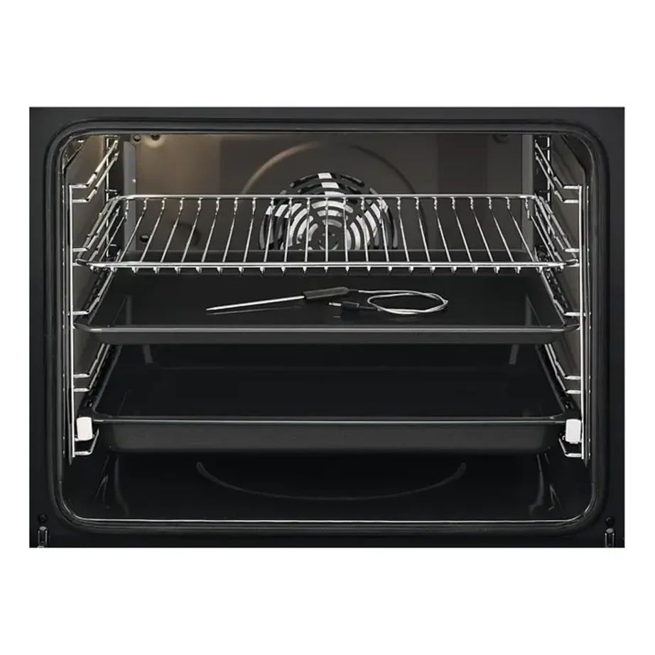 Integreeritav elektriahi lihatermomeetriga ELECTROLUX EOE5C71Z, 72 l, A energiaklass, pöördõhk, must, LED ekraan, teleskoopsiinid – 3