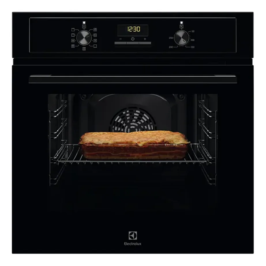 Integreeritav elektriahi pöördõhuga ELECTROLUX EOF3H50BK, 65 l, AquaClean puhastus, 9 funktsiooni, A energiaklass, teleskoopsiini 1 tase, 60 cm, must – 2
