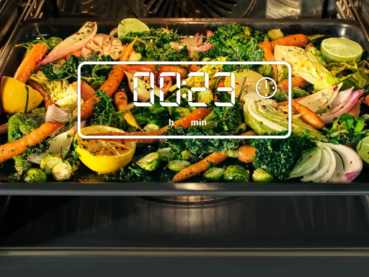 Electrolux EOF5F50BX ahju ekraan ja SET-taimeri juhtimine