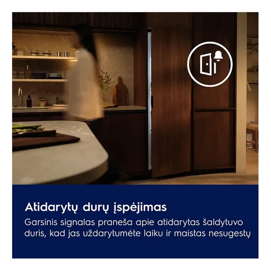 Integreeritav külmik DynamicAir ja ExtraZone sahtliga ELECTROLUX ERD6DE18S1, 310 l, 60 cm, liughinged, inverterkompressor, LED, 32 dB, energiaklass E – 8