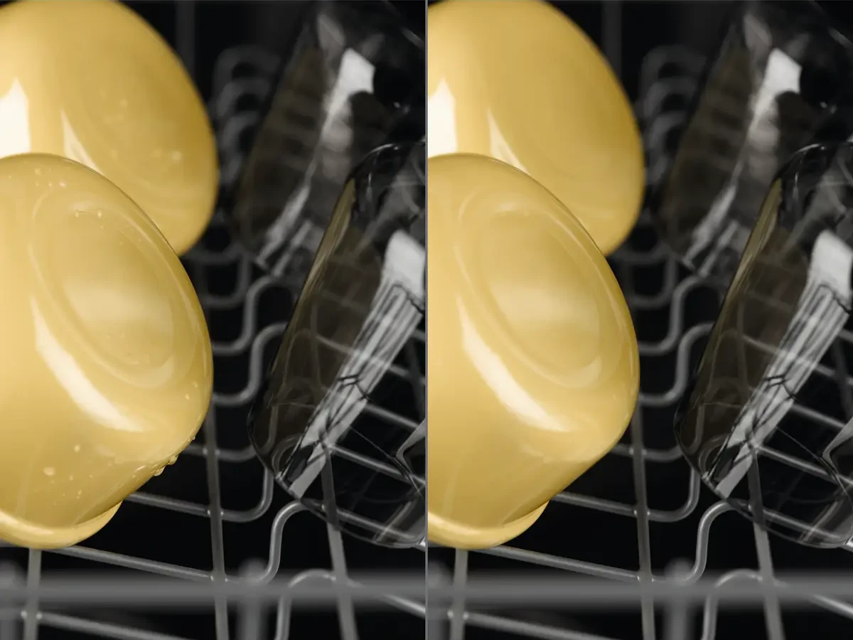 Electrolux nõudepesumasina AirDry loodusliku õhuga kuivatamine