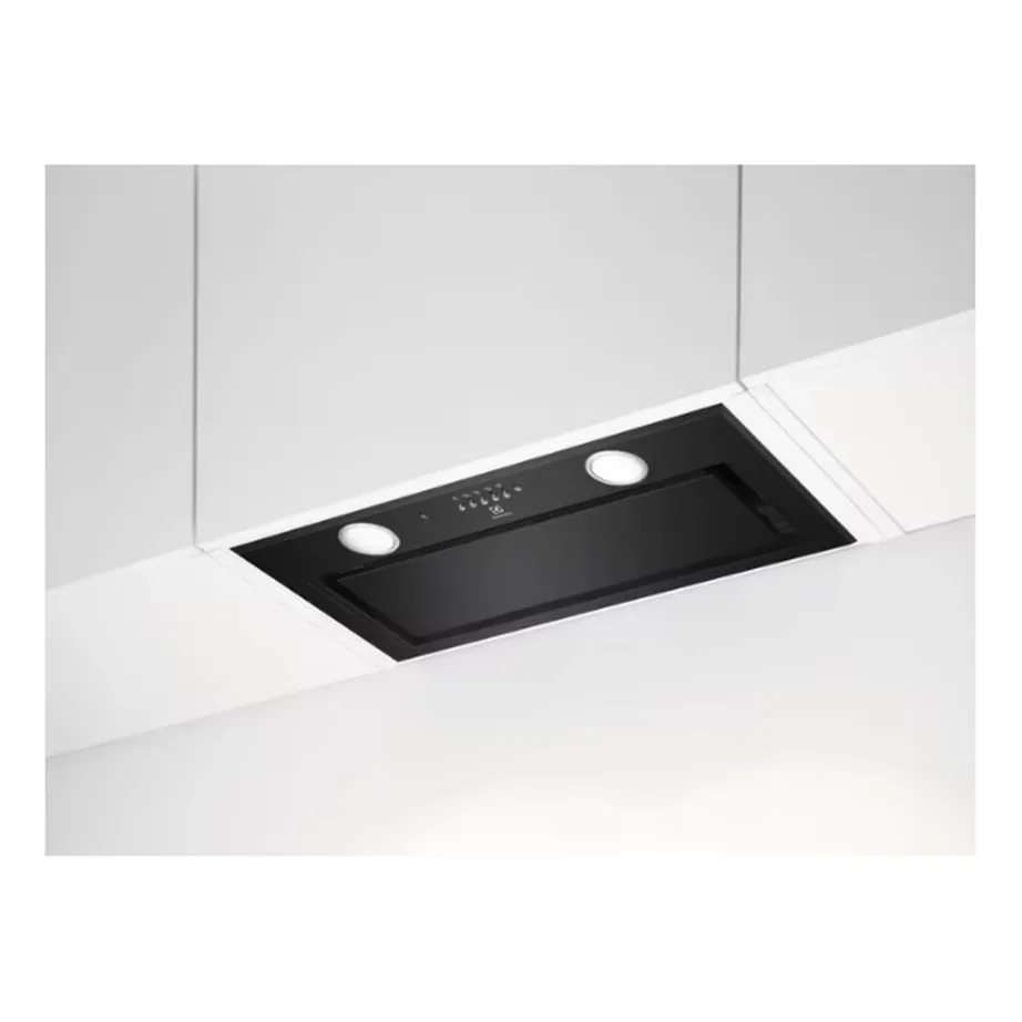 Integreeritav Hob2Hood õhupuhasti Electrolux KFG726R, 60 cm, mitte-väljatõmmatav, kanaliga ühendatav, 700 m3/h, perimeeterimemine, LED-valgustus, energiaklass A, must