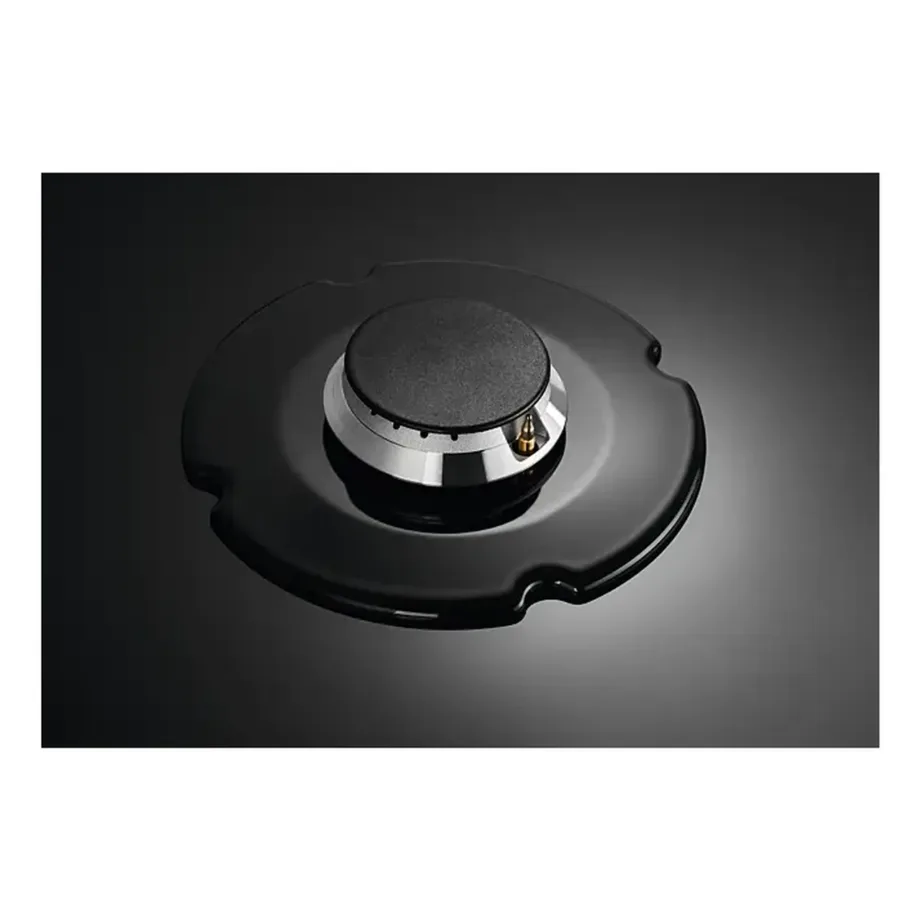 Gaasipliidiplaat karastatud klaasiga Electrolux KGG6407K, 60 cm, 4 keeduala, must, küljel nupud, vajutus-süüde, malmist potitoed, gaasilekke kaitse, LPG düüsid – 7