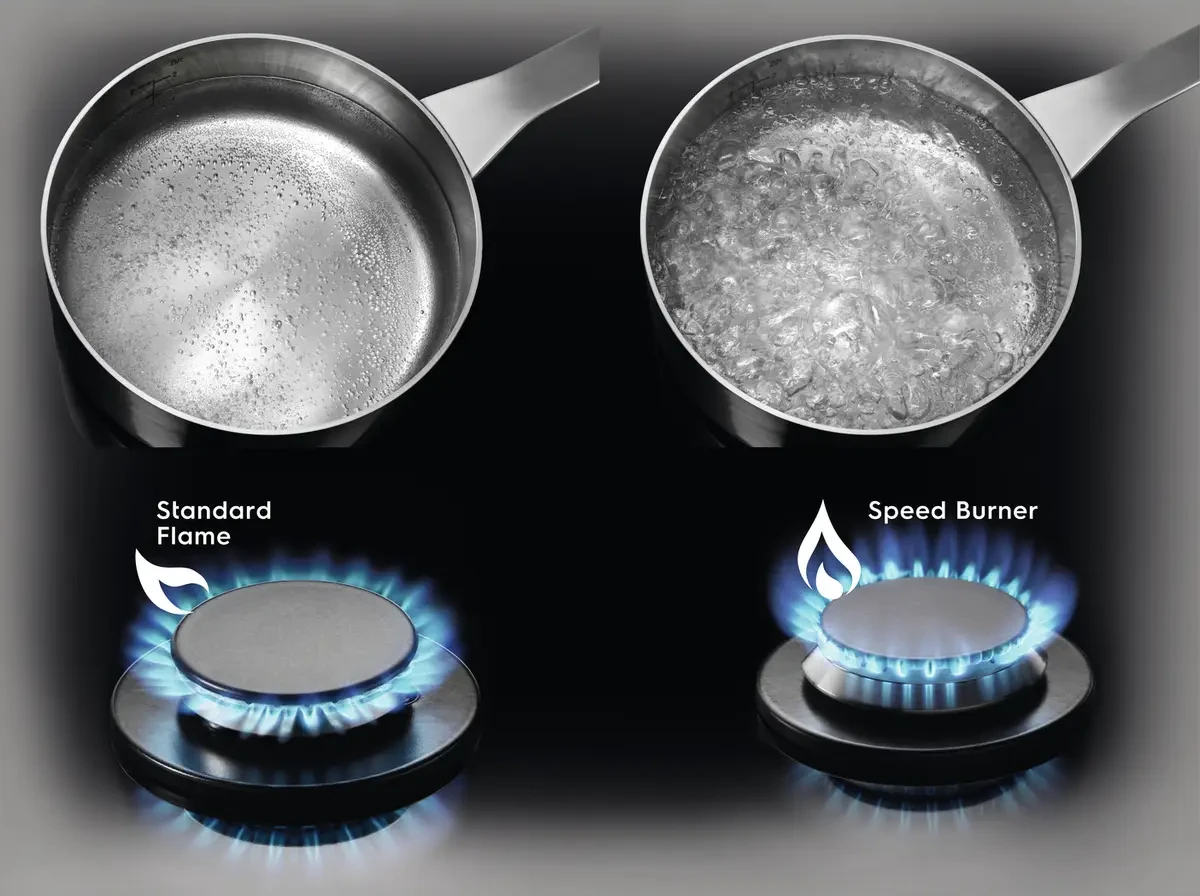 Electrolux KGG6456K gaasipliidiplaat intensiivse leegiga