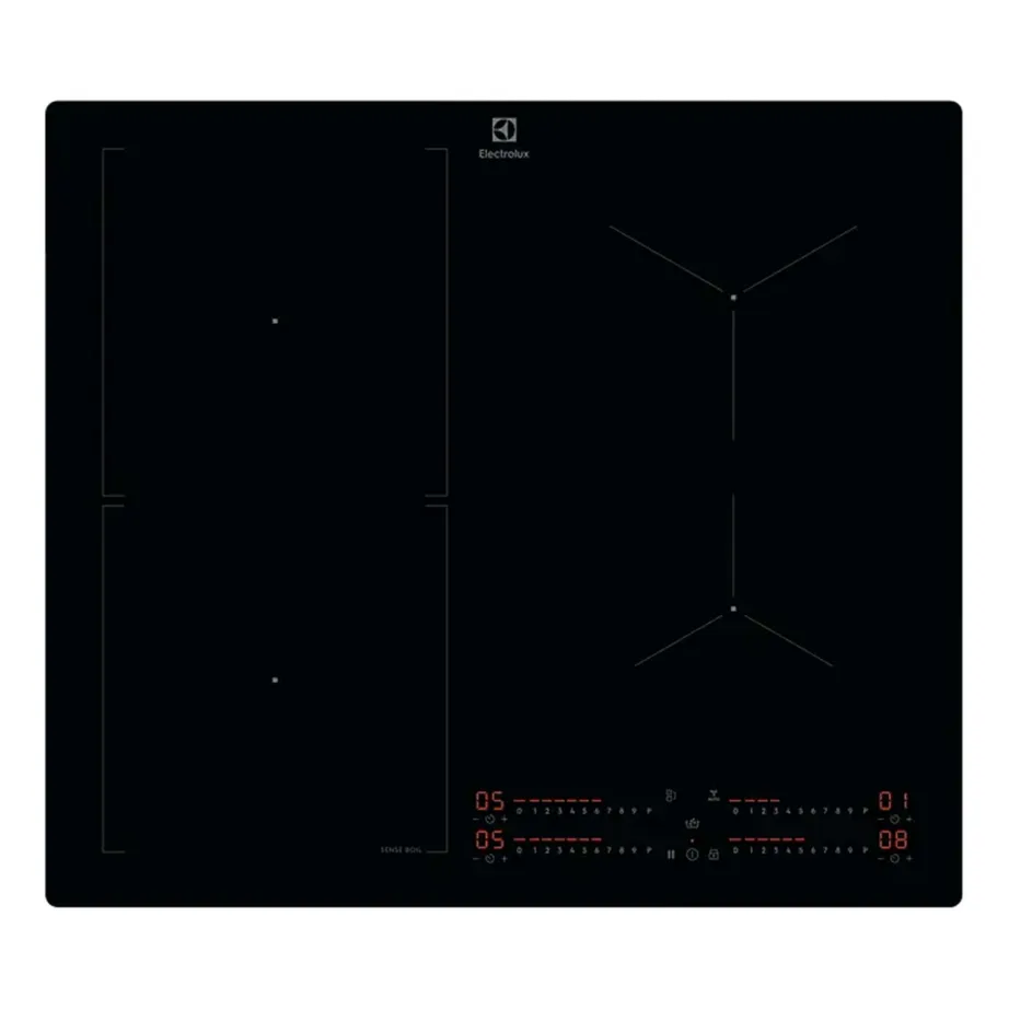 Integreeritav induktsioonpliidiplaat keeduvee anduri ja Hob2Hood funktsiooniga ELECTROLUX KIS62453I, 60 cm, 4 tsooni, 7200 W, PowerBoost, Bridge-tsoon, puutejuhtimine, must – 5