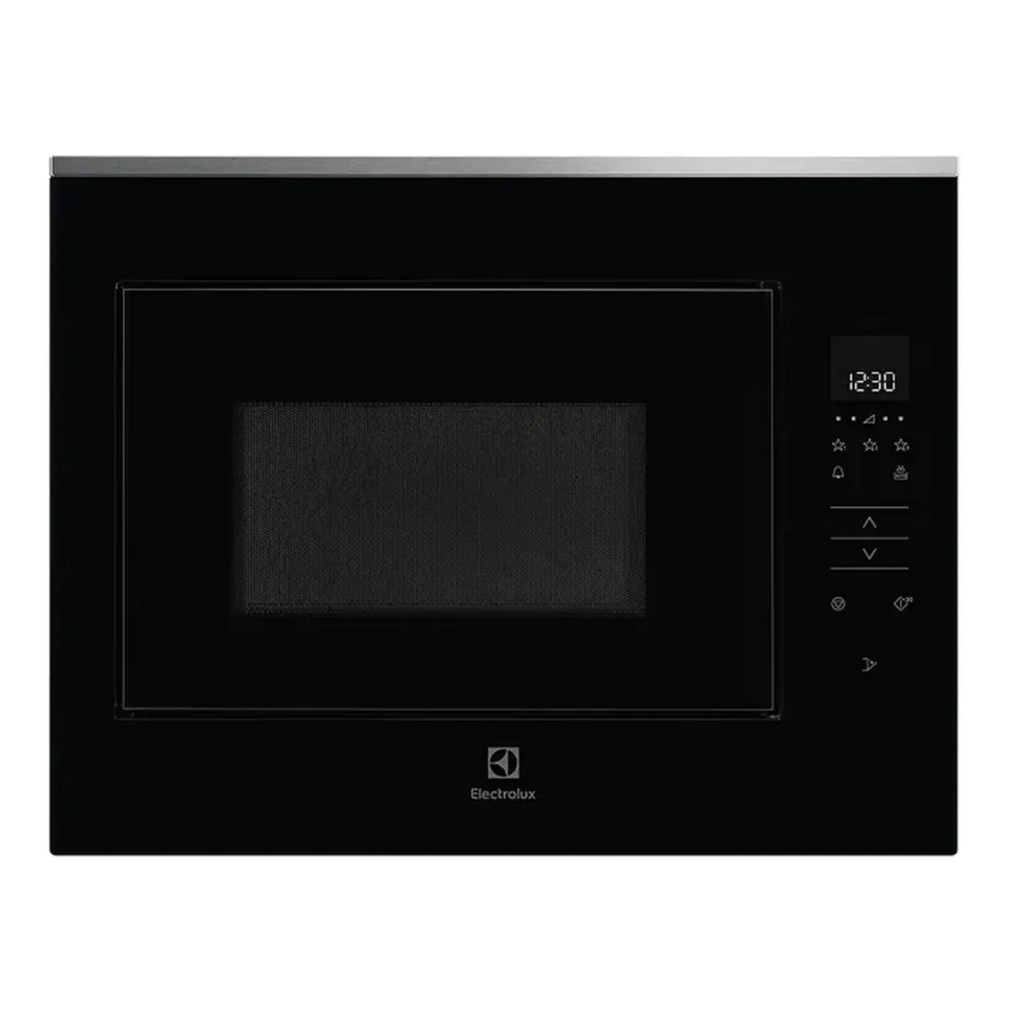 Integreeritav mikrolaineahi 26 l 900 W ELECTROLUX KMFE264TEX, puutetundlik LCD-juhtimine, roostevaba/must, ilma grillita, paigaldus 45x56x50 cm – 2