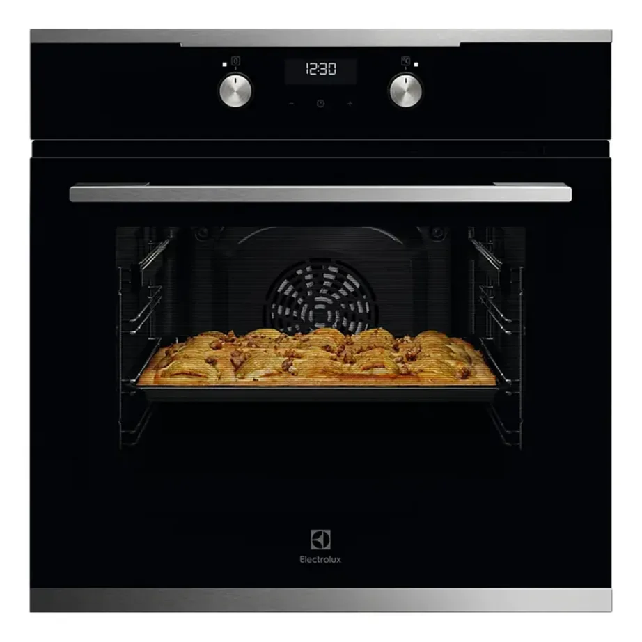 Integreeritav aurufunktsiooniga elektriahi ELECTROLUX KOD5H70BX, 65 l, SteamBake, AquaClean, pöördõhk, A-klassi, 60 cm, roostevaba must, teleskoopsiinid – 3