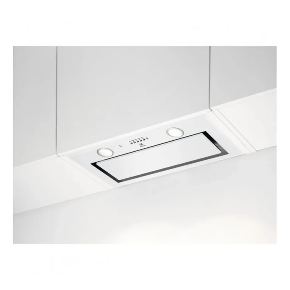 Integreeritav õhupuhasti Hob2Hood funktsiooniga Electrolux LFG716W, 50 cm, 300–700 m³/h, A energiaklass, LED valgustus, valge, 150 mm väljatõmme