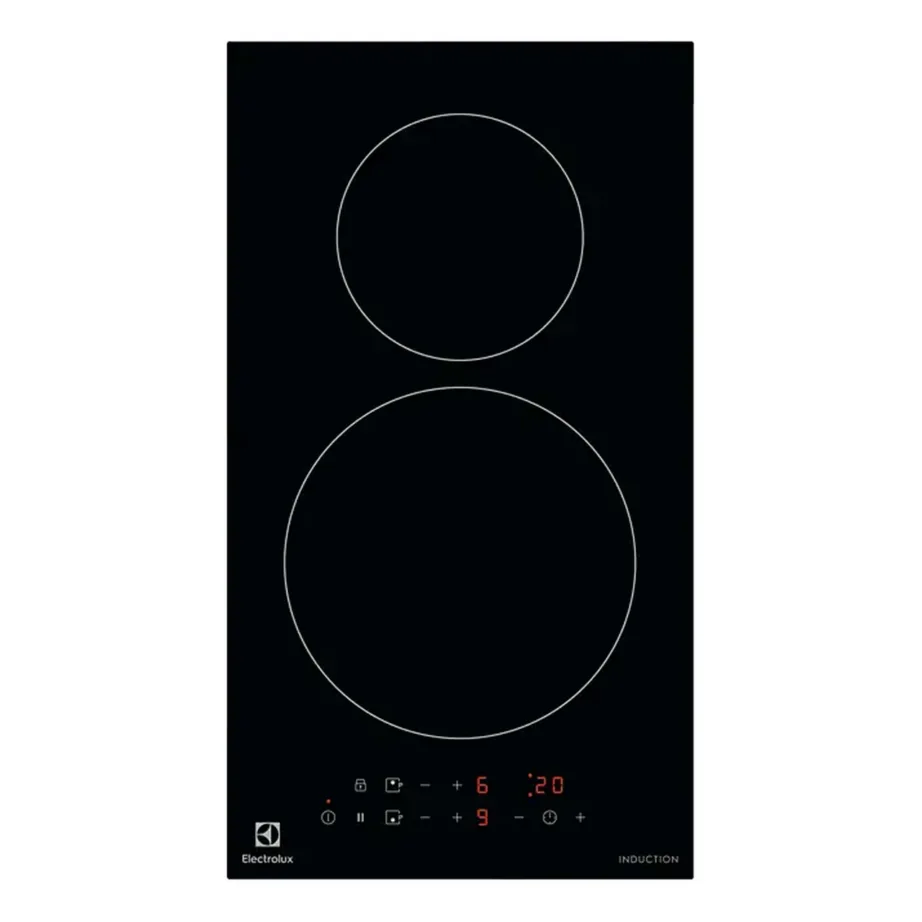 2-tsooniline induktsioonpliidiplaat väikesele köögile ELECTROLUX LIT30230C, 30 cm, 3650 W, vitrokeramika, puutetundlik juhtimine, must, pealtpaigaldus – 4