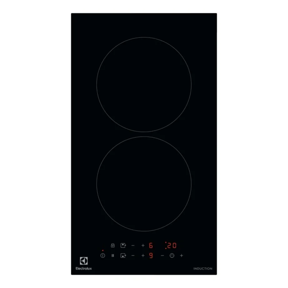 Integreeritav 30 cm kahe tsooniga induktsioonpliidiplaat Electrolux LIT30231C, 3650 W, puutejuhtimine, taimer, PowerBoost, laste lukk, must
