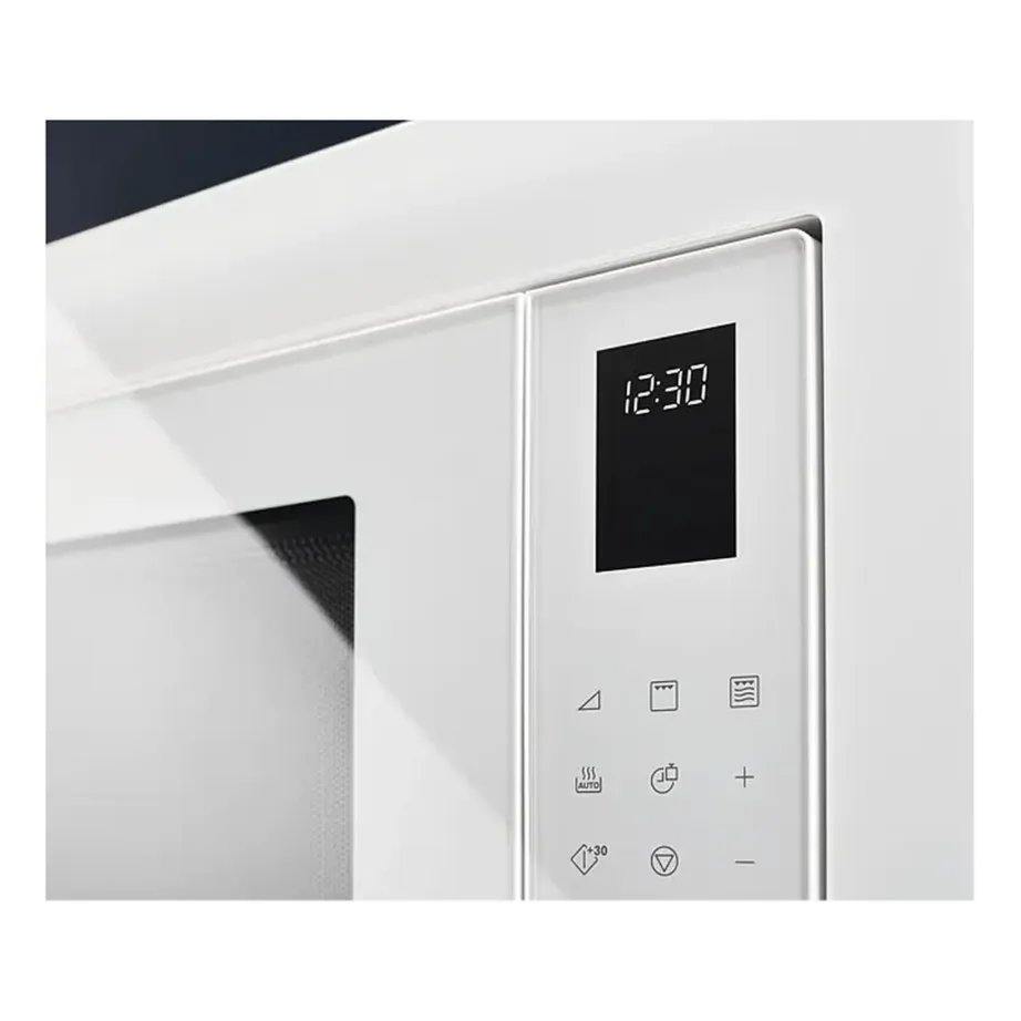 Integreeritav mikrolaineahi grilliga Electrolux LMS4253TMW, 25 l, 900 W mikrolaine, 1000 W grill, puutejuhtimine LCD-ga, roostevaba teras, valge, paigaldus 38x56x55 cm – 4