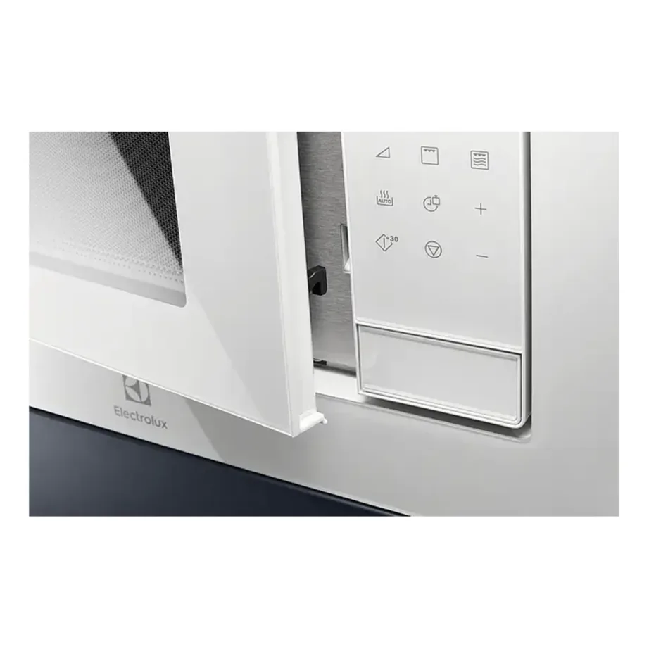 Integreeritav mikrolaineahi grilliga Electrolux LMS4253TMW, 25 l, 900 W mikrolaine, 1000 W grill, puutejuhtimine LCD-ga, roostevaba teras, valge, paigaldus 38x56x55 cm – 5
