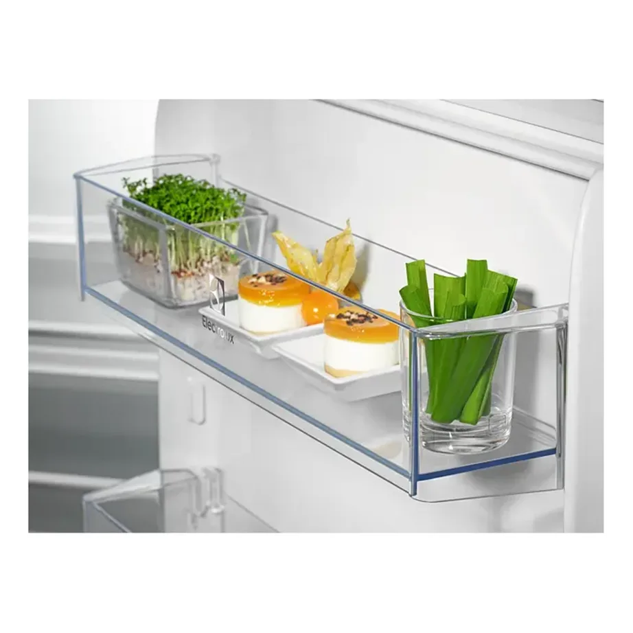 Integreeritav külmik-sügavkülmik ColdSense ja LowFrostiga ELECTROLUX LNS5LE18S, 180×55 cm, 198/73 l, E energiaklass, inverterkompressor, 32 dB, libisevad hinged – 10