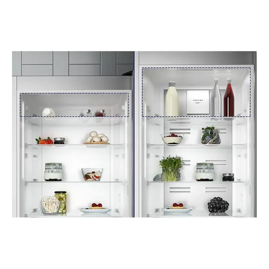 Integreeritav No Frost külmik-sügavkülmik TwinTech Electrolux LNS6TE19S, 213/60 L, 190×60 cm, LED-valgustus, liughinged, inverterkompressor, 36 dB, E-klassi energiakulu – 6