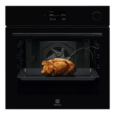 Integreeritav auru- ja pürolüüsiahju Electrolux LOC9P3XZ, 60 cm, 72 l, SteamCrisp, 21 funktsiooni, 75