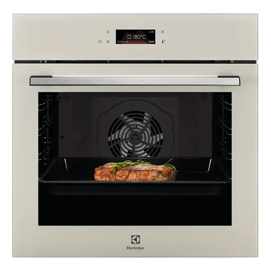 Integreeritav elektriahi automaatprogrammidega ELECTROLUX LOE8F38S, 72 l, A+, 60 cm, kreemikas, puutetundlik TFT-ekraan, Aqua clean ja katalüütiline puhastus, pöördõhk, pehmelt sulguv uks – 2