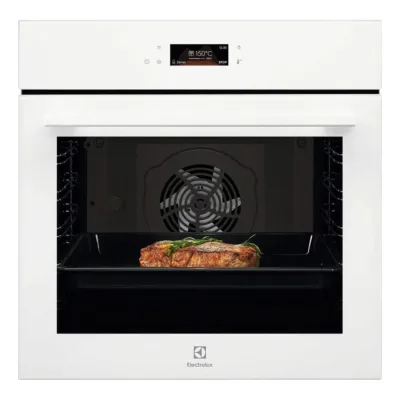 Integreeritav elektriahi EXCite puuteekraaniga ELECTROLUX LOE8F38V, 72 l, A+, 60 cm, valge klaas, 16 funktsiooni, 99