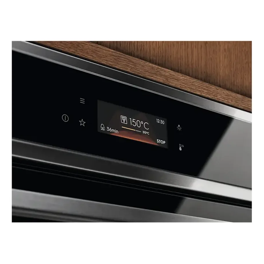 Pürolüütiline integreeritav elektriahi maht 72 l ELECTROLUX LOE8P39X, 60 cm, A+ energiaklass, puutetundlik TFT ekraan, lihatermomeeter, 171 automaatprogrammi, roostevaba/must – 5