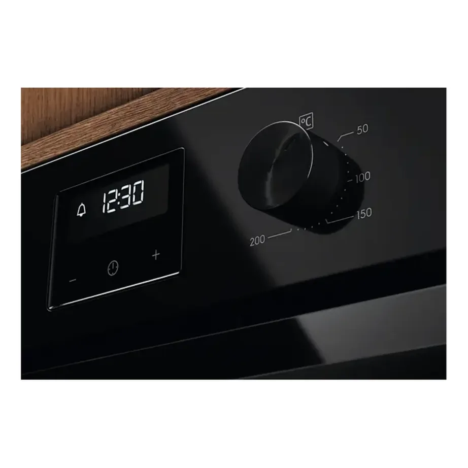 Integreeritav elektriahi AquaClean puhastuse ja konvektsiooniga ELECTROLUX LOF3H10BK, 65 l, A energiaklass, 60 cm, grill, 1-tasandilised teleskoopsiinid, must – 6