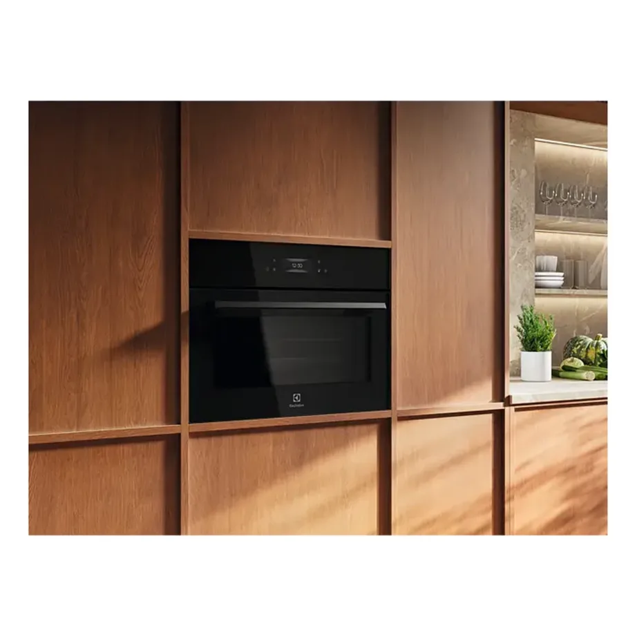 Integreeritav mikrolaineahi grilliga ja pöördõhuga ELECTROLUX LVM8E08Z, 44 L, 1000 W, 1200 W grill, inverter, 7 küpsetusrežiimi, 10 võimsusastet, puutejuhtimine TFT-ekraaniga, must, 45 cm kapp – 2