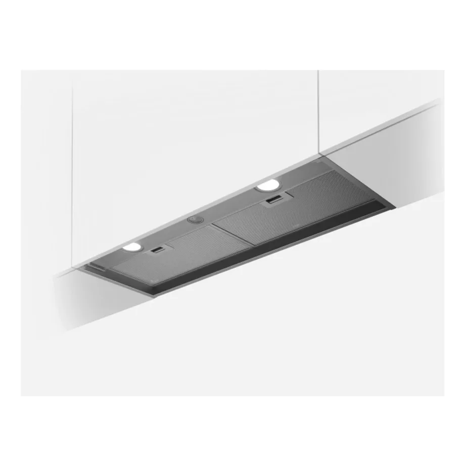 Integreeritav õhupuhasti LED-valgustusega ELICA BOXIN IX/A/60, 60 cm, 190–370 m3/h, 48–67 dB, roostevaba teras, hõbedane, väljatõmme kanaliga 150 mm