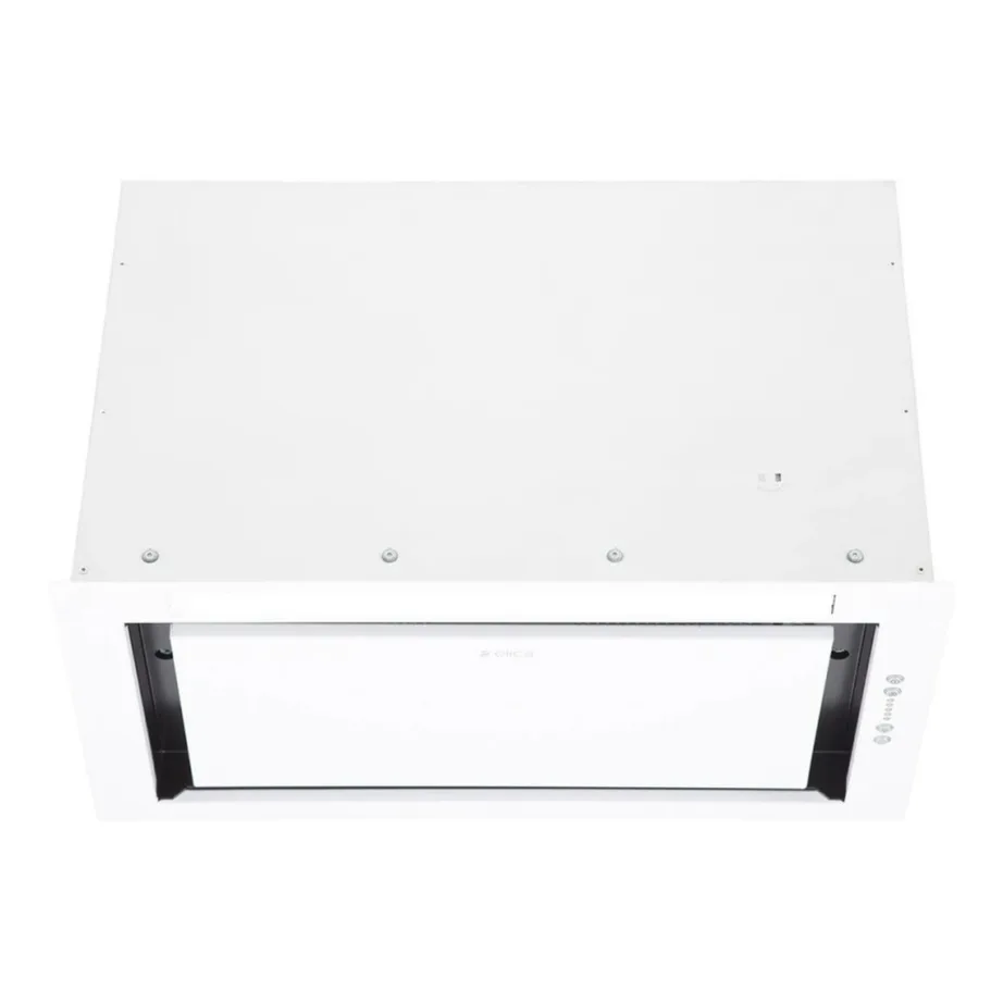 Integreeritav õhupuhasti perimeetertõmbega Elica ENTER WH/A/52, 55 cm, 255–650 m³/h, väljatõmbe versioon, LED-valgustus, elektrooniline juhtimine, valge