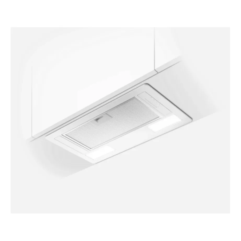Mööblisse integreeritav õhupuhasti LED-valgustusega ELICA ERA C WH/A/52, 50 cm, valge, 290–368 m³/h, 62–67 dB, 120 mm toru